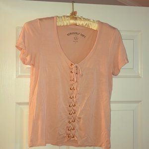 AERO seriously soft Girl Tee , size small